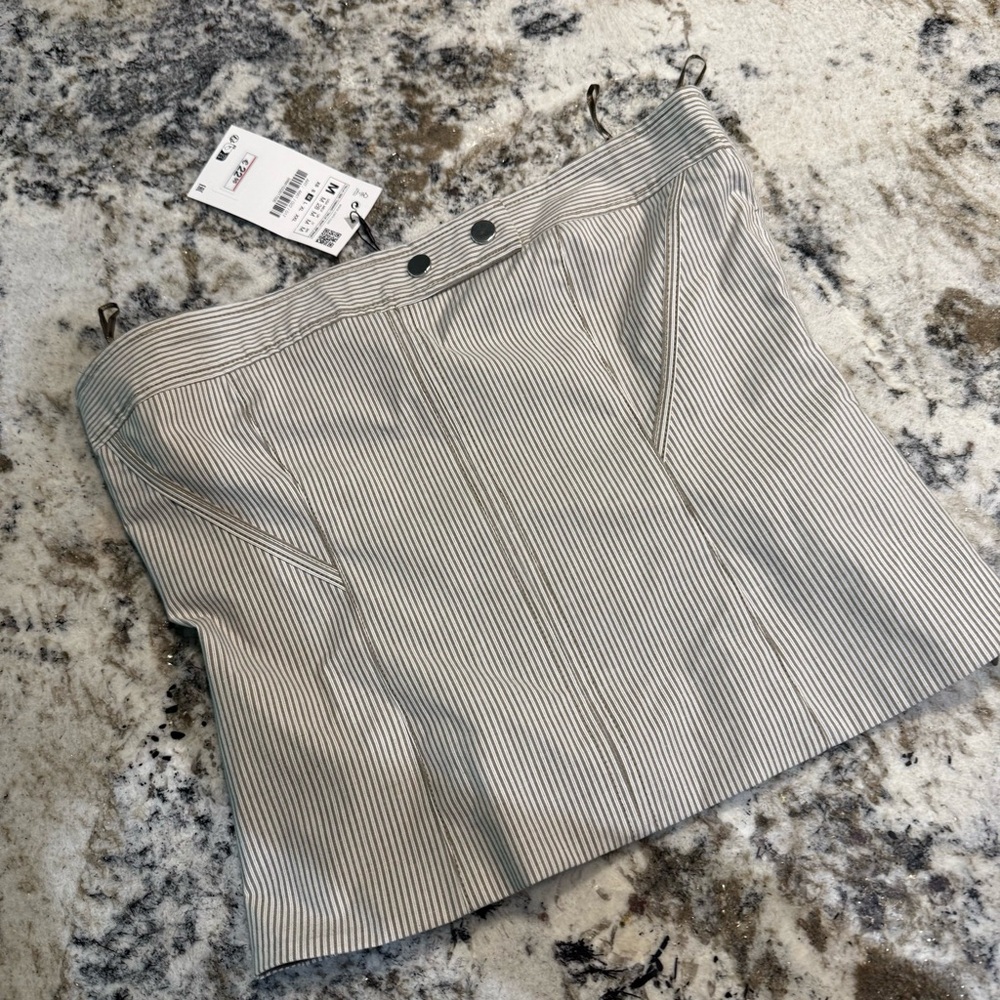 Striped Zara Strapless Top